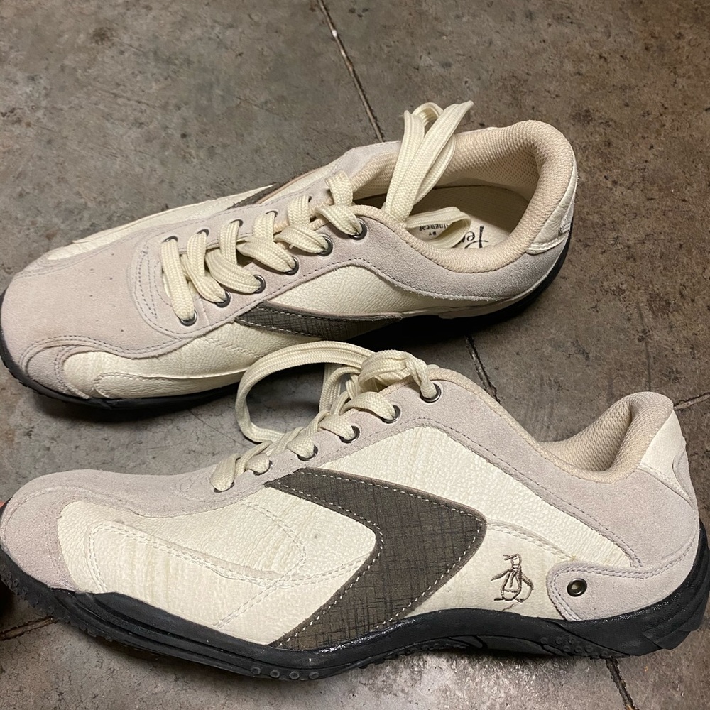 Original Penguin men’s leather sneaker  10.5